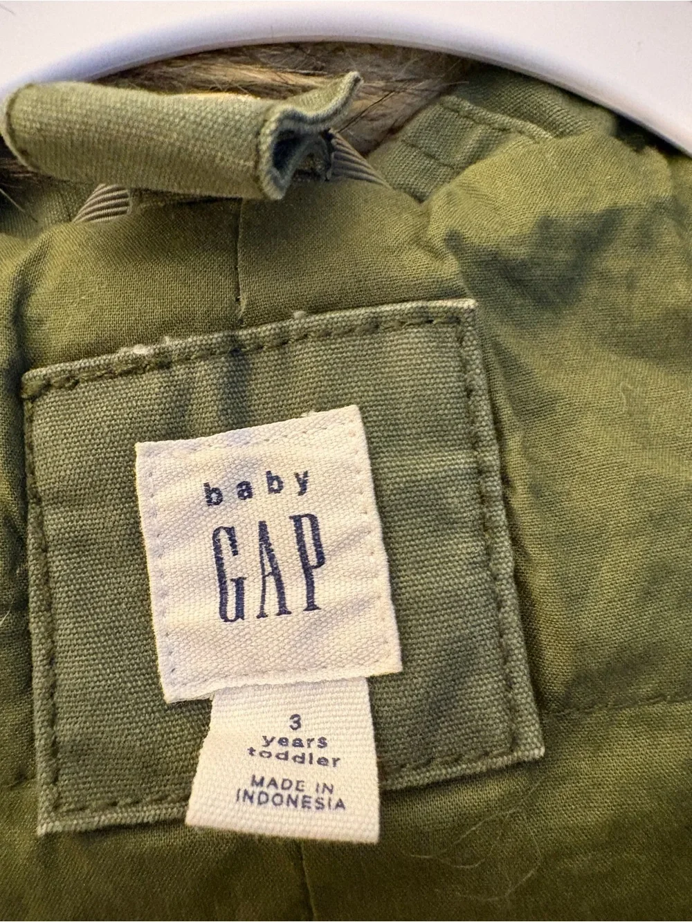 GAP Baby Toddler Olive Green Jacket